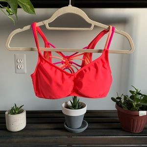 Pink and Orange Target Bikini
